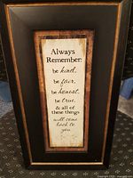 Full view of framed wall art