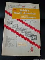 Front cover of Lyman’s 1971 British North America Postage Stamp Retail Catalogue