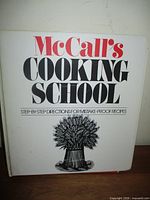 Front cover of McCall's Cooking School Volume 2 binder