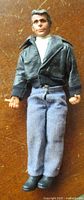 Full front view of Fonzie figure in jacket, jeans, boots