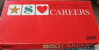 closed red lid showing Careers branding