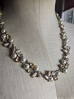 Full view of necklace on display form