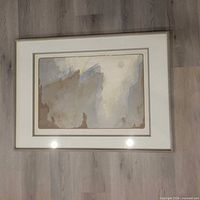 Front view of framed Arlene Kochberg signed print