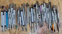 All dental tools laid out on table