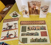 Overview showing Toy Village, Circus Show, triptych and valentine
