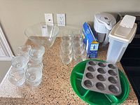 overview of entire lot on countertop