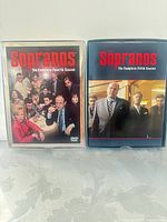 Front view of both DVD box sets: Season 4 and Season 5