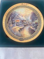 Plate in presentation box