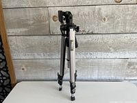 Overall view of tripod standing on table