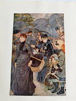 Full view of the Renoir Umbrellas print on mat