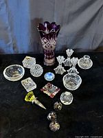 Group shot showing all glass items together