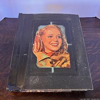 Front cover with Alice Faye image and taped spine