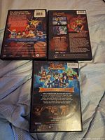 Back covers of all three cases