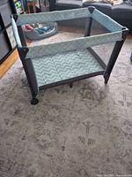 Overall view of Cosco playard assembled