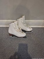 Full view of both skates side by side