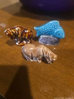 overview of all three ceramic figurines