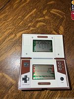 Game & Watch open showing both screens powered