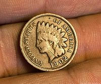 Obverse of 1902 Indian Head cent