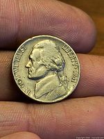 Obverse showing 1941 Jefferson portrait and inscriptions