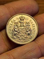 Reverse showing date 1972 and coat of arms