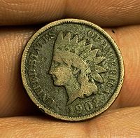 Obverse showing Liberty head and 1902 date