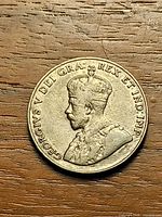 Obverse with King George V bust