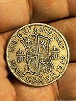 Reverse showing arms, date and denomination