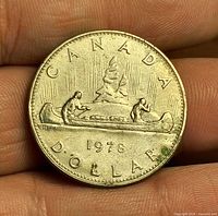 Voyageur reverse of 1978 Canadian dollar