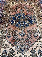 Close-up of central medallion and field