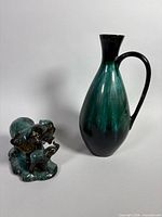 Overview showing both Blue Mountain Pottery pieces together