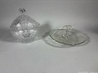 Both glass items side by side showing scale and form