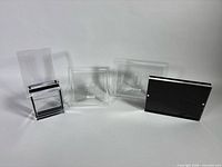 Group shot of all five acrylic and plastic frames