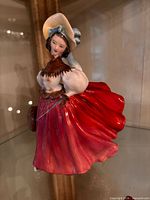 Front/side view of figurine showing colors and pose