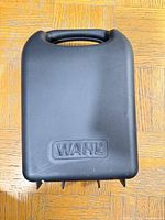 Closed black Wahl storage case