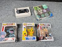 Group shot of all five boxed items
