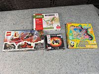 Front view of all four boxed items