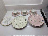 overview of all dishes on countertop