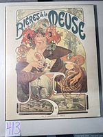 Front view of mounted poster showing full artwork and text