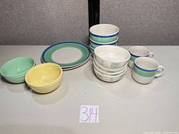 Group shot of all dinnerware pieces