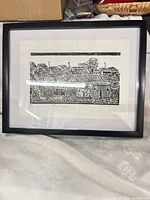 Framed print overall view