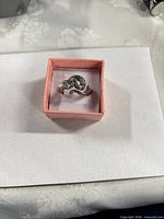 Ring in pink display box overview