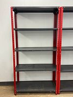 Full view of shelving unit front