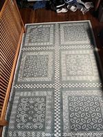 Full view of the rug showing overall design and size