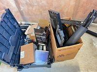 Open TANOS Systainer showing Siemens LOGO! packaging, Anzo module box, wiring harnesses and plastic brackets