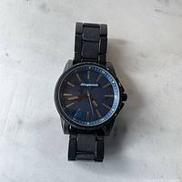 Front view of Aeropostale wrist watch showing dial and band