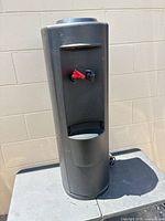 Front view showing taps and drip tray