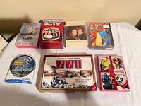 All six boxed sets on table