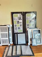 Full group of sealed IKEA frames showing variety of sizes and colors