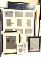 Group shot of all frames showing sizes and packaging