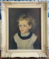 Full view of framed reproduction print showing frame and artwork